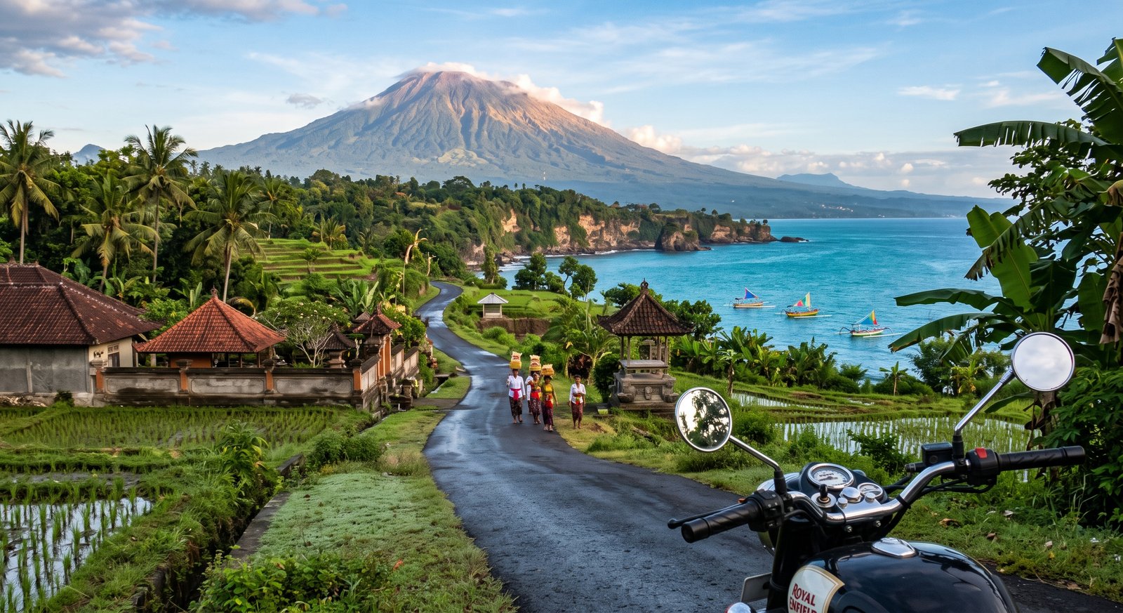 East Bali road scenery