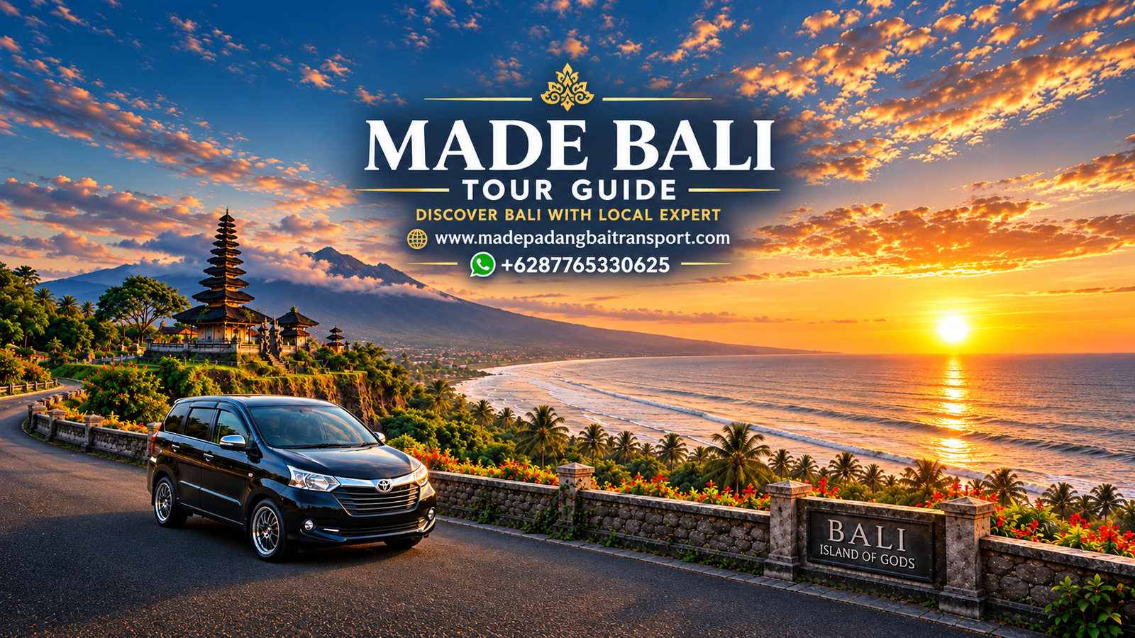 Made Bali tour guide private transport in Bali