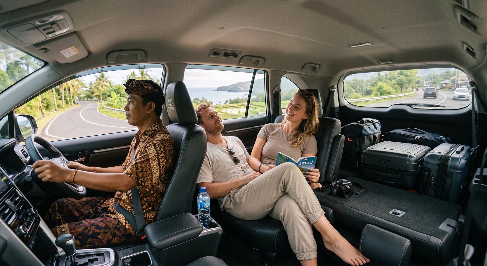 Private car transfer to Amed